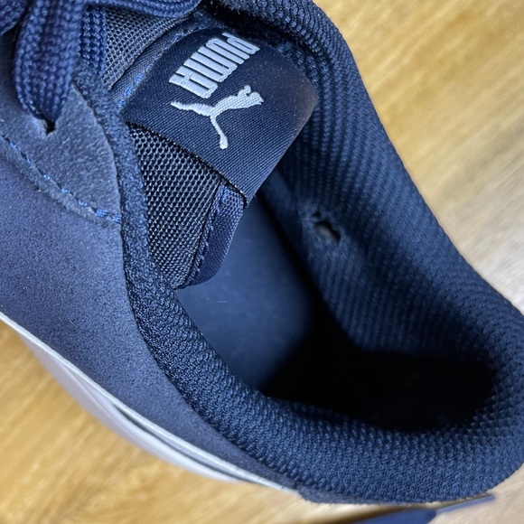 Men’s navy blue/white Puma Suede Classic shoes - Picture 6 of 6